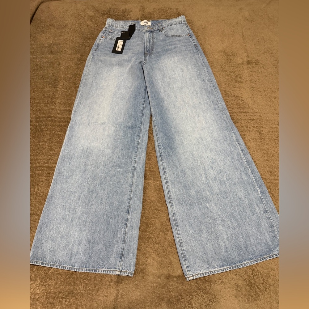PAIGE Light Blue Flare Jeans